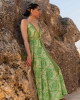  Victoria Disco Green Maxi Dress