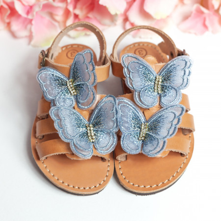 Handmade leather sandals for kids           
